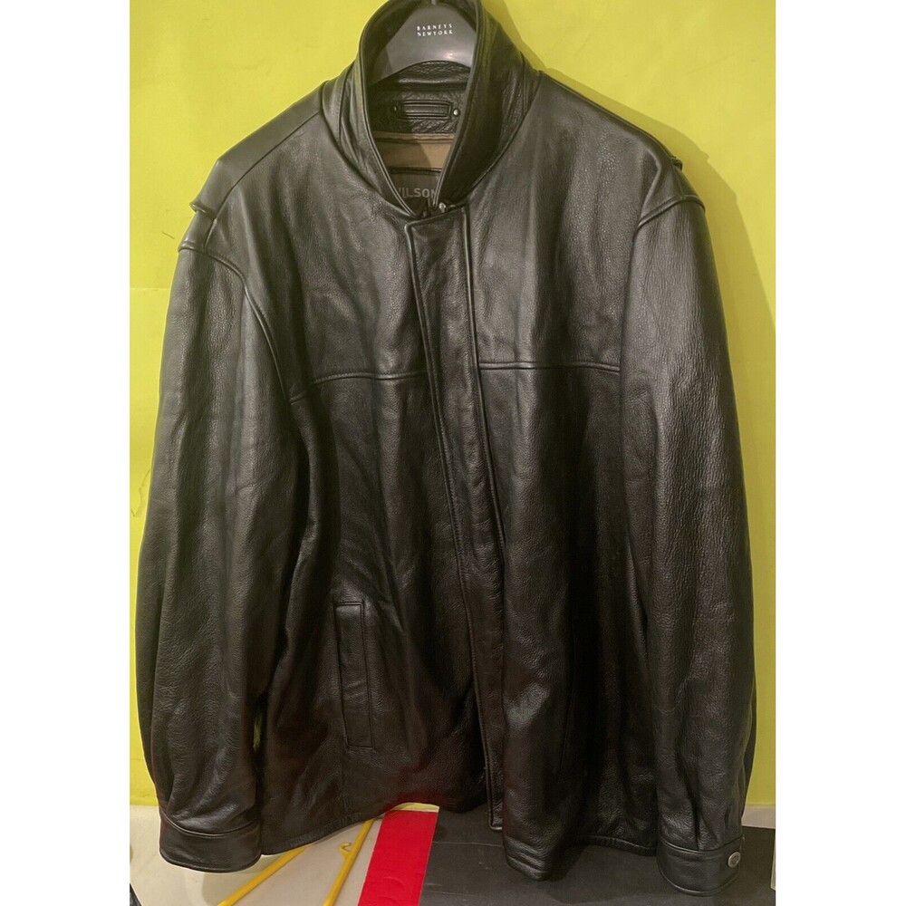Vintage Wilson’s Leather Men’s XL Black Jacket – Dean Winchester Supernatural In